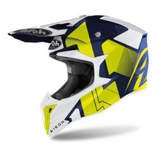 CASCO AIROH WRAAP RAZE BLU