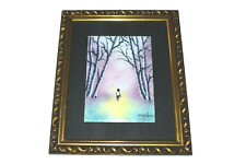 BELLISSIMO dipinto vintage DOM MINGOLLA smalto su rame firmato #1