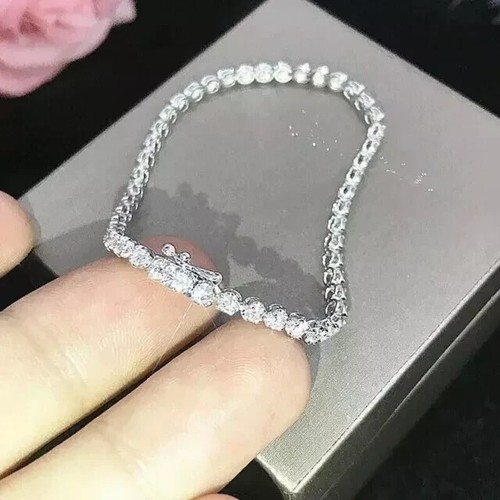 Bracciale tennis donna 8ct - bracciale,