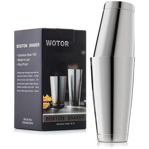 Set shaker cocktail inox