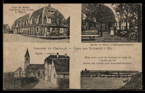 Cpa eichwald els café du - cpa,