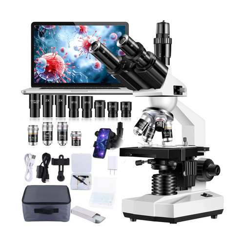 Microscopio trinoculare - microscopio,