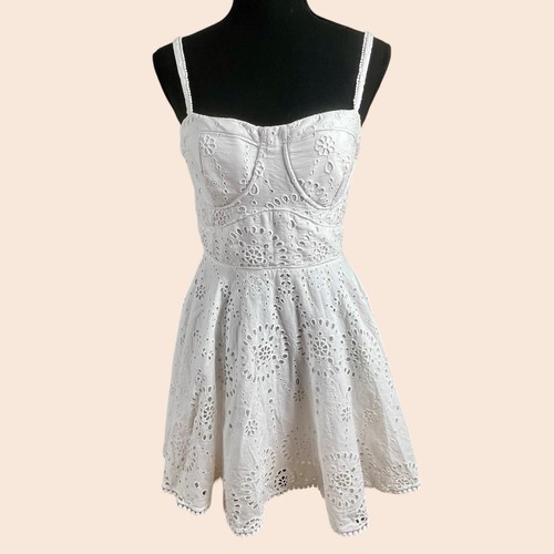 Abito sole corsetto ricamato