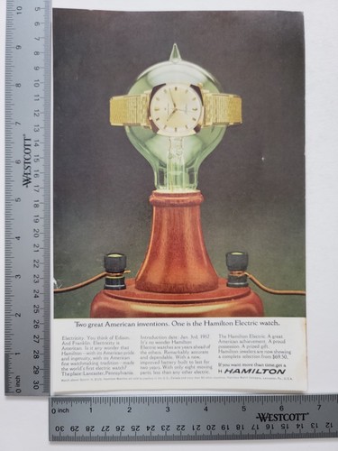Hamilton electric wristwatch - electric,