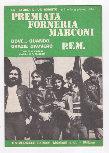 Spartito musicale premiata - spartito,