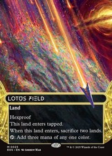 MTG LOTUS FIELD 23 FOIL EXC -