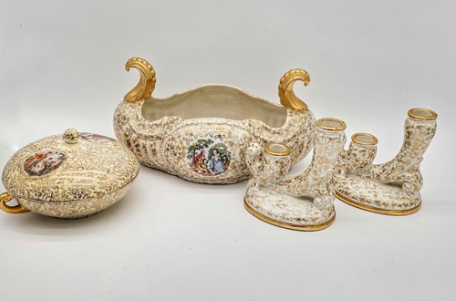 Set consolle porcellana - , impero