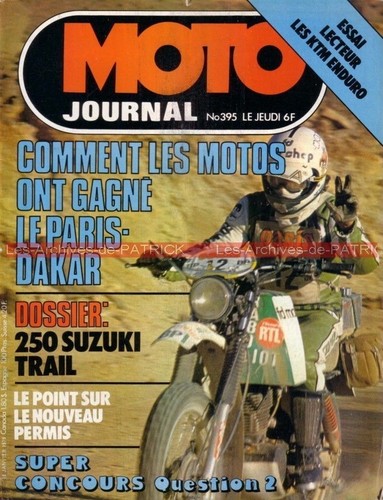 Moto journal 395 essai test - moto,
