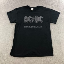 ACDC T Shirt Uomo M Nera Back