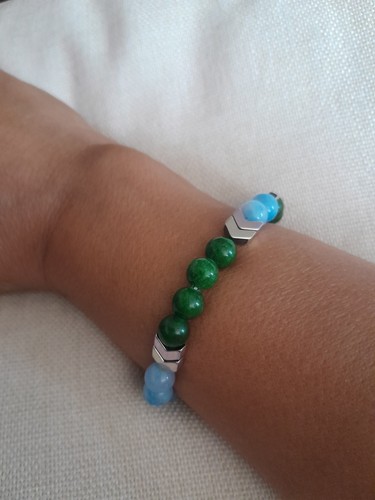 Bracelet féerique jade vert - jade,
