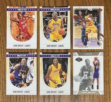 6 carte KOBE BRYANT Topps co-firmatari UD Pro & Prospects (4) 2011-12 NBA HOOPS