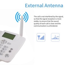 Telefono Wireless Fisso Bianco