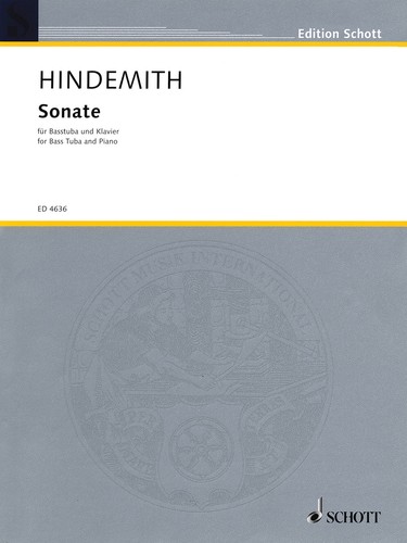 Hindemith sonata per - hindemith, basso