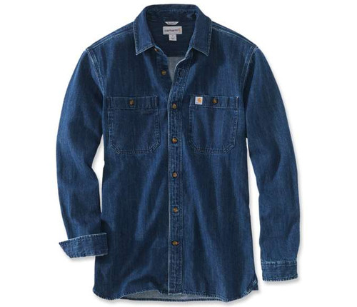 Camicia jeans maniche lunghe