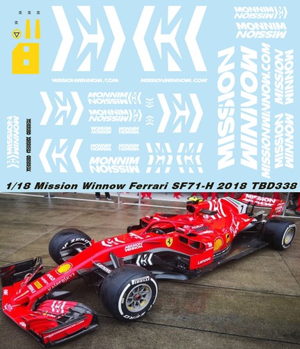 Decals per ferrari sf71h - per,