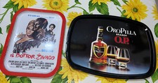DOTTOR ZIVAGO VASSOIO PUBBLICITARIO+VASSOIO BRANDY OROPILLA COME DA FOTO