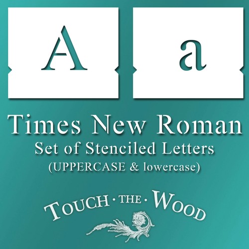 Set alfabeto stenciled tempi - set,