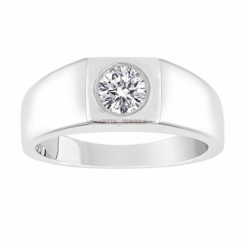 Moissanite con 14k - , bianco