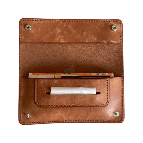 Borsa tabacco vera pelle - ,