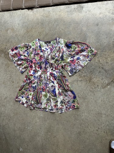 Mini abito floreale vintage