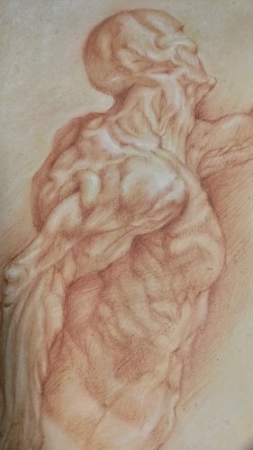 Copia antico disegno a - copia, di