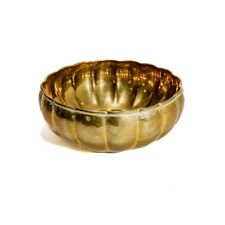 Ciotola centrotavola in ottone Renzo Cassetti vintage fatto a mano