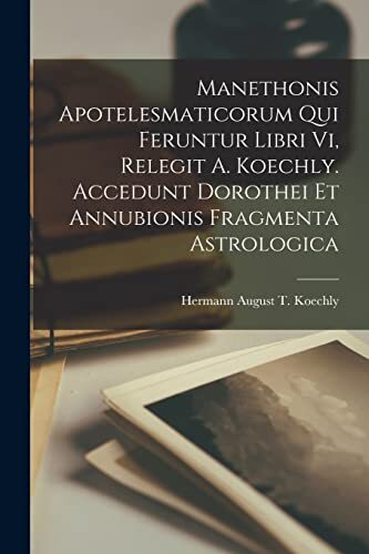 Koechly manethonis - koechly,