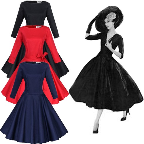 Abito cocktail hepburn anni - hepburn,
