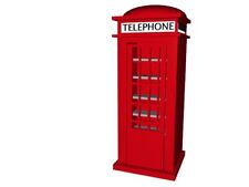 Libreria stile cabina telefonica londinese