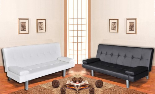 Divano letto ecopelle largo - letto, 3
