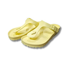 Sandali Birkenstock Gizeh giallo infradito in gomma taglia 41 calzata regolare