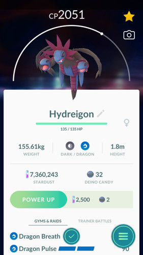 Pokemon trade hydreigon - trade, go