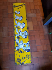 INSEGNA SMALTATA/PLAQUE EMAILLEE/ VINTAGE SIGN MICHELIN/ BIBENDUM 1930 very rare