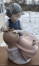 Statuina Nao Lladro ragazza