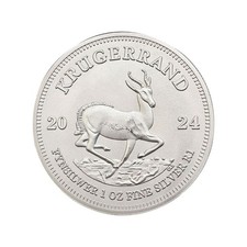 NUOVA 2024 Krugerrand Argento 1 oz 999 Moneta Argento 1 Rand Sudafrica 999