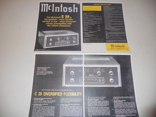 Mcintosh 1978 c29 brochure - c29,
