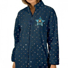 SANTORO GORJUSS vestaglia ,giacca da camera in morbido e caldo Corel DONNA blu