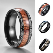 Anello uomo acciaio - da, in