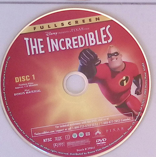 The incredibles disc set - the,