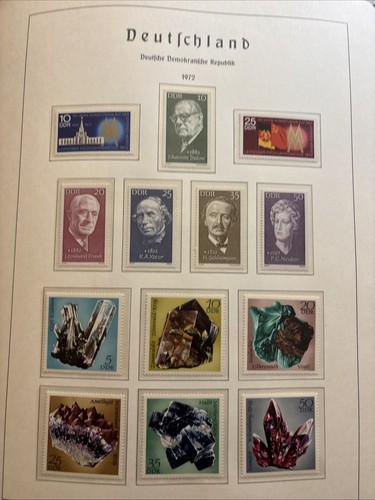 Ddr 1972 annata completa - ddr, mnh