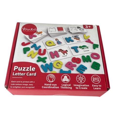 Alfabeto flash cards puzzle - alfabeto,