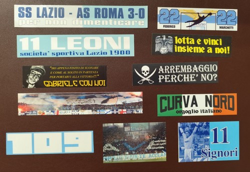 Lotto adesivi ultras lazio - adesivi,