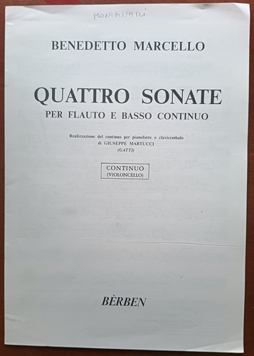 Benedetto marcello quattro - benedetto,