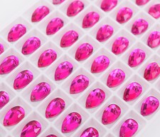 Strass da cucire 6x10 mm vetro