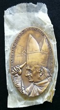 Medaglione artistico papa - medaglione,