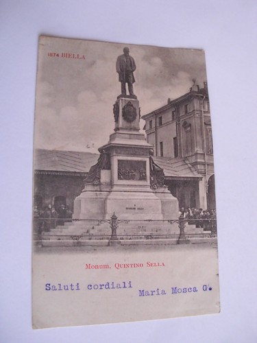 Biella monumento a quintino - -,