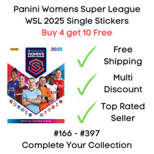 Adesivi Panini Women's Super League WSL 2025 #166 - 397 Compra 4 ricevi 10 gratis