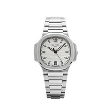 Patek Philippe Nautilus 7118/1A-010 Acciaio inossidabile Quadrante opalino argentato (2024)