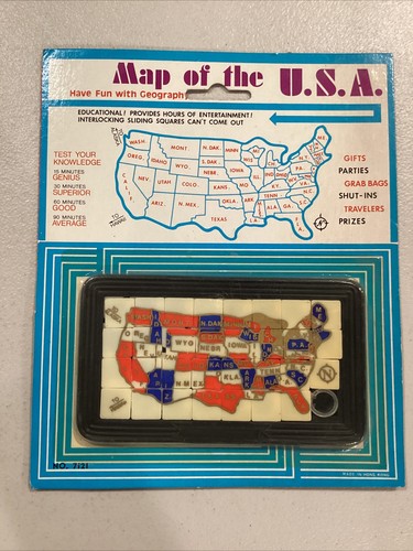 Mappa vintage degli stati - mappa,