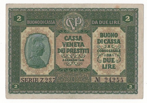 Lire buono cassa veneta - lire, di